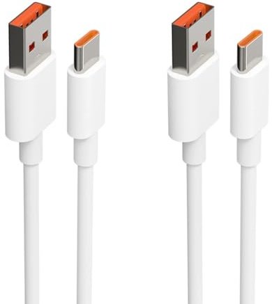 LYMISPIYA 2-Pack Cable USB C Carga Rápida 120W 6A 1,5m Compatible para Xiaomi 14 13 12 11T Pro, Redmi Note 14 13 12 11 10 9 8 Pro, POCO X6 X5 F5 F3 M6, Cable Xiaomi Carga Rápida USB-C（1.5M）