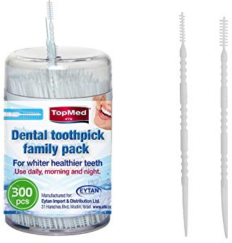 Top Med ets - Palillos de dientes higiénicos (300 unidades)