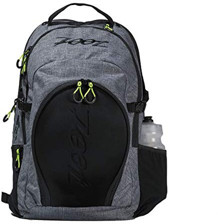 Zoot Ultra Tri Bags - Triathlon Übergangstasche mit Staufächern und Turnbeutel für Damen & Herren, Segeltuch, Grau, Midsize, Ultra Tri Rucksack