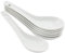 Kens Holm Chinese Soup spoons white Porcelain set of six spoon to go with standard sized oriental bowls Len (6)