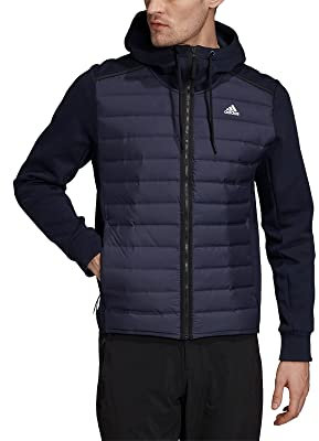 adidas Men's Varilite Hybrid Jacket, Legend Ink, XS