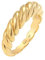 Elli Ring Damen Bandring Twisted Basic Trend Chunky Blogger in 925 Sterling Silber