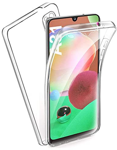 TBOC Coque Compatible avec Samsung Galaxy A31 [6.4] - Housse [Transparent] Complète [Silicone TPU] Full Body [360 Degrés] Intégral Protection Avant Arrière Portable Etui Anti Choc Rayures