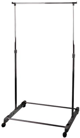 FORNOR 11164 PORTE-MANTEAU EN MÉTAL À ROULETTES 80 x 43 x 90-1