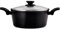 Fagor Vivant - Olla Negra 24cm, Aluminio Forjado, Todo Tipo de Cocina, Inducción, Mango Ergonómico, Antiadherente Bicapa, Libre de PFOA/PFTE
