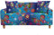 Mateju Sofabezug Sofaüberwürfe 1/2/3/4 Sitzer, Schmetterling Bedruckte L Form Stretch Sofa Abdeckung Antirutsch Couchbezug Sesselbezug für Wohnzimmer Wohnkultur (Bunte Geometrie,1-Sitzer 90-140cm)