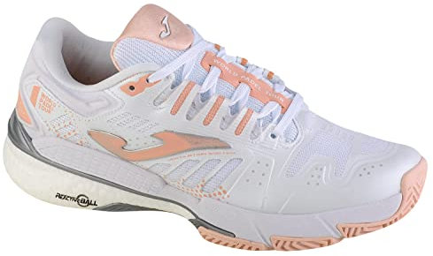 Joma Slam Lady 2207 TSLALS2207P, Womens Tennis Shoes, White, 38 EU