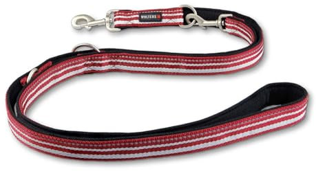 Wolters Führleine Active Pro, Größe:200 cm x 20 mm, Farbe:rot/schwarz