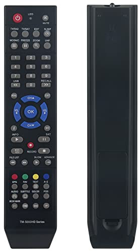 VINABTY TM-5000HD-SERIES Mando a Distancia de Repuesto para Technomate TV TM-5402HD M3 Ci Super+