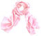 Dolce Abbraccio Damen Schal Stola Halstuch Tuch aus Chiffon für Frühling Sommer Ganzjährig Rosa, ca 160 x 50