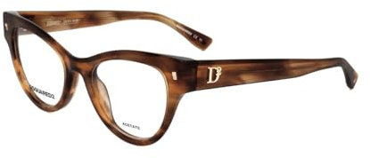 DSquared Unisex D2 0070 Sonnenbrille, Ex4/19 Braunes Horn, 49