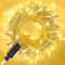 Lichterkette außen 30m 300er LED Lichterkette Weihnachtsbaum Strombetrieben (31V) mit Timer, Speicherfunktion, 8 Modi, IP44 Wasserdicht für Weihnachten Partys Hochzeit Halloween Garten, Warmweiß