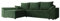 Mirjan24 Ecksofa Chione L Cord mit Bettkasten und Schlaffunktion, Ottomane universell, 3 Sitzer Ecksofa, L-Form Sofa, Couch, Polsterecke mit Bettfunktion, Wohnlandschaft, Eckcouch (Poso 14)