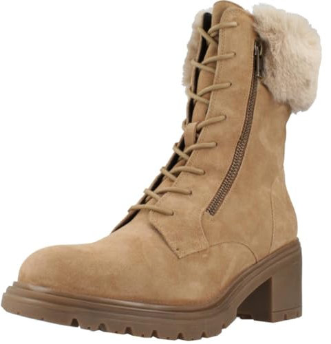 Geox D Damiana, Stivaletto Donna, Toffee/Beige, 35 EU