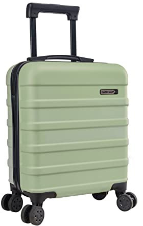Cabin Max Anode 30L 45x36x20 cm Handgepäck Koffer – leicht, Hartschale, 4 Räder, Leichtes Handgepäck geeignet für Easyjet unter dem Sitz (Grun 45 x 36 x 20 cm)
