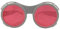 Willy Wonka Lunettes de soleil blanches et noires avec verres pour déguisements de film, Halloween et carnaval Blanc