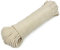 Corde à linge en coton tressé naturel - Corde à linge multifonction pour jardin, artisanat, camping, 4 mm x 30 m