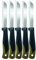CLEARFEE Solingen Obsmesser Schälmesser Made in Germany aus Edelstahl Gemüsemesser Allzweckmesser Allesschneider sehr scharf (schwarz-gold, 5)