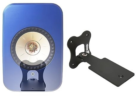Diyeeni Speaker Wall Brackets Mounting, Metal Wall Bracket for KEF LSX II HiFi Speakers, Rotate Left or Right to Adjust Angle, Comes with Screws, Easy Installation