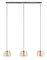 Lucande Pendelleuchte Diano (Design, Modern) in Creme aus Glas (3 flammig GX53) - Deckenlampe Esstischlampe Hängelampe Hängeleuchte Wohnzimmerleuchte