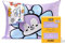 BT21 x Kitsch Satin-Kissenbezüge mit Reißverschluss, weicher als Maulbeerseide-Kissenbezüge, Standardgröße, 1 Stück, glatt, kühlende Kissenbezüge für Haare, Hautgesundheit und Schönheitsschlaf 48,3 x