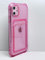 OLIVIA'S PHONES Cases For iPhone XR (6.1) Clear Pink Card Holder Tough Protective Smartphone Case Cover