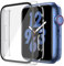 Recata 2 Pièces Rigide PC Protection Ecran en Verre Trempé pour Apple Watch Series 10 (2024) 42mm, Coque Ultra-Fine Anti-Chute Résistante aux Rayures pour iWatch, Transparent Mat