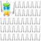 SuproBarware 42er Schnapsgläser 50ml/5cl, Shotgläser, Shot Gläser für Tequila, Wodka, Ouzo, Likör etc. Idee für Party. Spülmaschinenfest.Transparent.