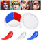 AOOWU Pintura Corporal y Facial, 3 Colores Pinturas Halloween Cara, Clown Maquillaje Halloween, Pintura Facial Aceitosa Adultos Niño, Kit Maquillaje Halloween Carnaval Festival Clown Vampiro Cosplay