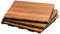 Patio Flooring, baldosas de cubierta de madera - 3x tablones de entrelazamiento de madera sin deslizamiento para el baño | Cubierta de piso resistente a la intemperie, decoración interior para piscina