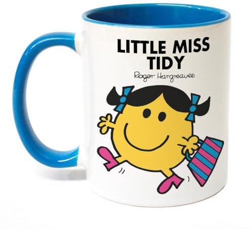 Mr. Men Little Miss Tidy Large Porcelain Colour Handle Mug Little Miss