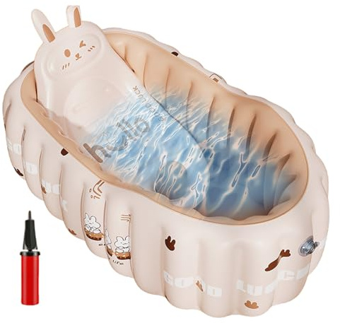 Gonflable Pour Bébé Pompe Siège Antidérapant Pliable Piscine Enfant | Gonflable De Pour Bébé Petites Filles Maison Salle De Bain Plage Camping Vacances Baignade