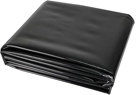 SXBHDM Teichfolie 3x4m 5x5m 6x9m 7x10m 8x12m 10x15m, Fischteichfolie HDPE-Teichhäute, Schwimmteichfolie für Außenteiche, Koiteiche, Gartenbrunnen, Wasserfälle(8x12m)