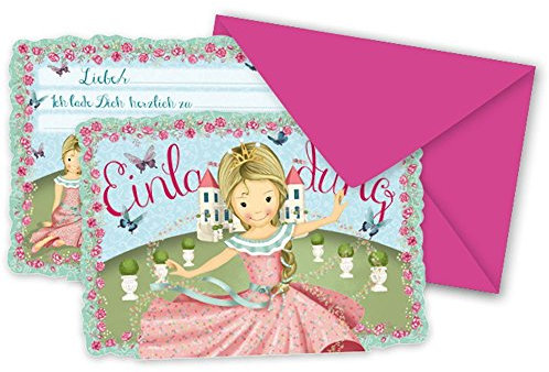 Lutz Mauder 26019 TapirElla Stanzkarte Einladungs-Set Prinzessin Floralie