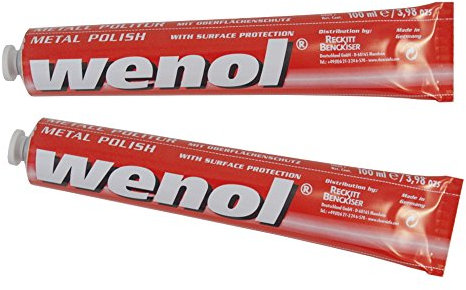 Wenol Metallpolitur Shiner mit Oberflächenschutz, 2er Set