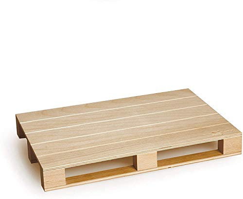 Aurora Store.it Pedana in Legno 24x18 cm Mini Pallet Presentazione aperitivo Tagliere salumi