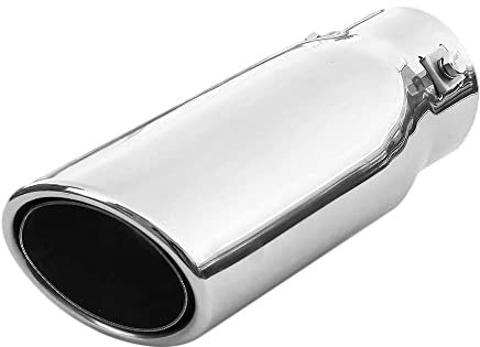 Auspuffblende Endrohr Auspuff Universell Schalldampfer Sport Rund Sportauspuff Endrohrblenden Blende Edelstahl AutoHobby