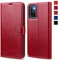 OCASE Samsung Galaxy S20+ Plus Hülle Handyhülle [Premium PU Leder] [Standfunktion] [Kartenfach] [Magnetverschluss] Tasche Cover Etui Schutzhülle lederhülle für Samsung Galaxy S20+ Plus Rot