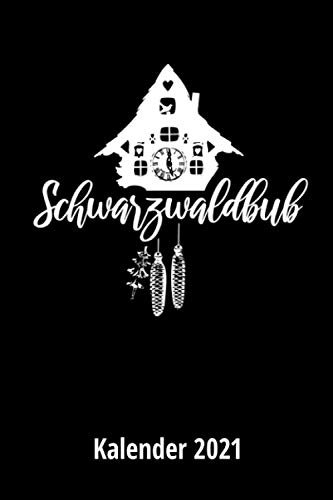 Schwarzwaldbub Kalender 2021: 2 Seiten = 1 Woche, Terminplaner, Taschenkalender, Kalender, Wochenplaner, Planer, Organizer 2021