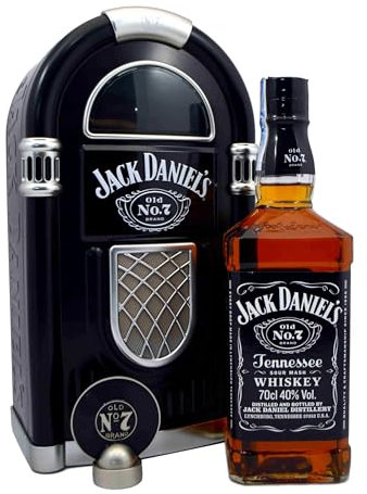Jack Daniel's Jukebox Pack - Estuche de Jack Daniel's Old N. 7 Gramola antigua - 1 Botella de 700 ml