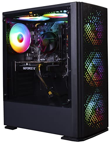 Veno Scorp PC Gaming - Intel Core I3-10100 4,30Ghz 6M Comet Lake | RAM 16GB DDR4 | SSD 240GB | GTX 1050TI 4GB | Ultra HD 4K | Wi-Fi | WIN10 PRO | Vortex 6 ARGB Fan Case