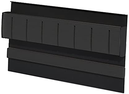 Linero MosaiQ Magnet-Messerhalter mit Kunststoffblock 350 x 45 x 200 mm Schwarz/schwarz matt/Messerhalter/Relingsystem/Kesseböhmer