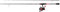 Mitchell Colors MX Spinnrute und Rolle Combo – Raubfisch-Spinnangel-Setup – Barsch, Forelle, Hecht, Zander, Red