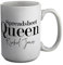Shopagift Personalised Spreadsheet Queen White 15oz Large Mug Cup