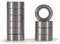 XiKe 10 Stück MR116ZZ Mini Kugellager 6x11x4mm｜Chromstahl｜Vorgeschmiert｜Doppelte Metalldichtung, MR116-2Z Rillenkugellager mit Abdeckungen