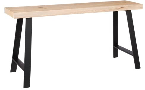 Mica Decorations Plano Bank - L92 x B31 x H46 cm - Tannenholz - Hellbraun