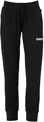 Kempa Herren Core 26 Pants Women Damen Mädchen Trainings-Hose Jogging-Hose Sport-Hose Lang, Schwarz, M EU