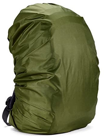 POOSR 100L Rucksack Regen Schutz wasserdichte Tasche Wandern Camping Tragbar Groß,Armee GrüN