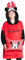 Disney Felpa Bambina - Felpa Coperta di Pile Taglia Unica - Felpa Oversize Bambini Ripiegabile A Cuscino - Stitch Gadget Ufficiale (Rosso Minnie)