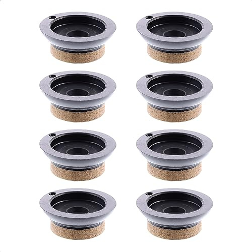 Wagner QuickClick® Filzgleiter Möbelgleiter Stuhlgleiter - 8er-Set Ersatzgleiter austauschbar ersetzbar - Spezialfaser SYNO Silencer/Slim Ø 20 mm - für Basis Ø 14/17 mm - Made in DE - 15784800